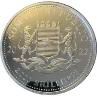 2000 Shillings Leopard, Silver