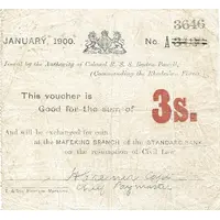 3 Shillings Siege of Mafeking