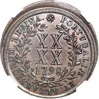 40 Réis - Maria I Pattern