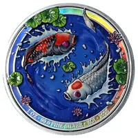 Bullion - Yin-Yang Koi Holographic Proof Coloured