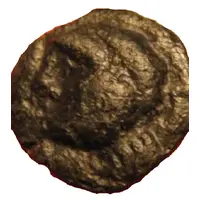 Potin with boar and severed head