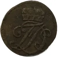 1 Heller - Ernest August Constantin under guardianship of Frederick III of Gotha