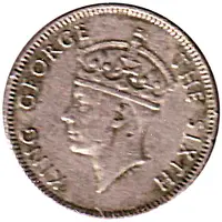 25 Cents - George VI