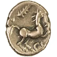 1/4 Stater 'Trinovantian U' - Cunobeline