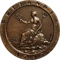 Medal - 1797 Britannia Penny Replica