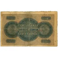 100 Francs Banque du Commerce