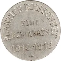 10 Centimes -Plantier boissonnet Sidi Bel-Abbes