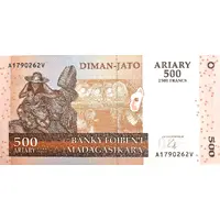 500 Ariary / 2500 Francs Hybrid substrate