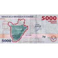 5000 Francs Grey