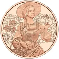 10 Euros Aufdirndln – Linen, copper