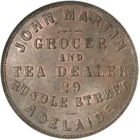 1 Penny - John Martin Adelaide, South Australia