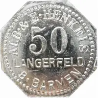 50 Pfennig - Langerfeld Alb. and E. Henkels