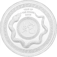 Round - Silver Ounce Year of the Snake
