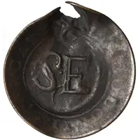 1 Stuiver 'Cayenne-stuiver' Countermark C12 and C13