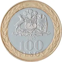 100 Pesos 100 años del Banco Central de Chile