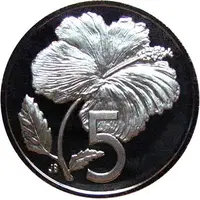 5 Cents - Elizabeth II 2nd portrait