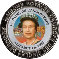 5 Francs United Kingdom - Queen Elizabeth II