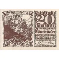 20 Heller Hinterstoder