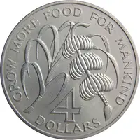 4 Dollars - Elizabeth II FAO
