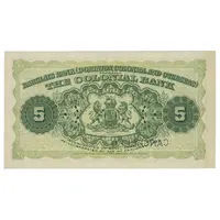 5 Dollars Barclay's Bank