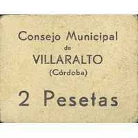 2 Pesetas Villaralto