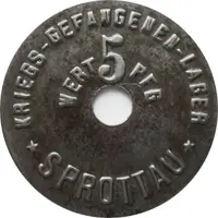 5 Pfennig - Sprottau Kriegs-Gefangenen-Lager