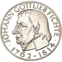5 Deutsche Mark Gottlieb Fichte