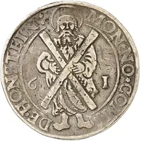 1 Thaler - Volkmar Wolfgang and Ernest VI St. Andreas Ausbeute