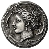 Tetradrachm Punic military mint