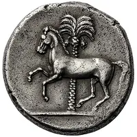 Tetradrachm Punic military mint