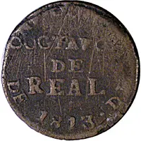 1/8 Real 'Octavo' Royalist Coinage