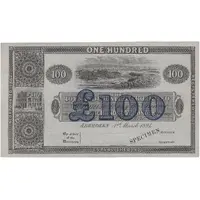 100 Pounds Town and County Bank