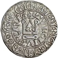 1 Turnose 'Groschen Tournois' - William II