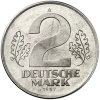 2 Deutsche Mark Pattern