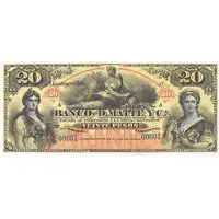 20 Pesos Banco de D.Matte y Ca.