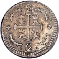 2 Reales Gran Colombia - Republican coinage