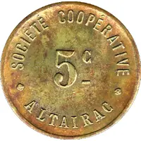 5 Centimes - Société Coopérative Altayrac