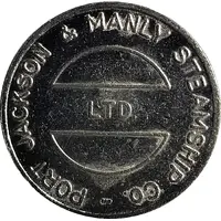 Token - Port Jackson and Manly Ferry Transit Token