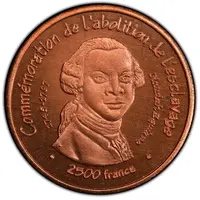 2500 Francs Abolition of Slavery