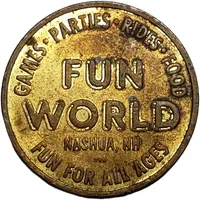 Token - Fun World Nashua, New Hampshire