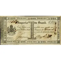 1 Mil Réis Thesouro Nacional, Copper exchange note