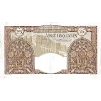 25 Livres LIBAN 1939