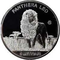 5 Meticais Panthera Leo