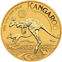 25 Dollars - Charles III 1st Portrait - Australian Kangaroo - Gold Bullion Coin