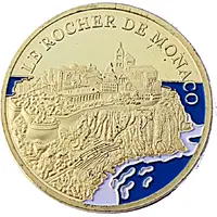 Token - Souvenirs et Patrimoine Le rocher de Monaco