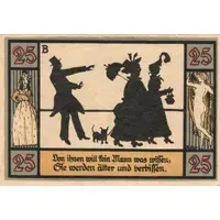 25 Pfennig Silhouette Series - Issue B