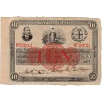 10 Dollars - Charles Brooke