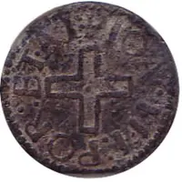 1 Dinheiro - João III cross