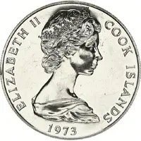 2 1/2 Dollars - Elizabeth II James Cook