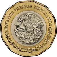20 Pesos 100th Anniversary of the Arrival of the Mennonites in Mexico